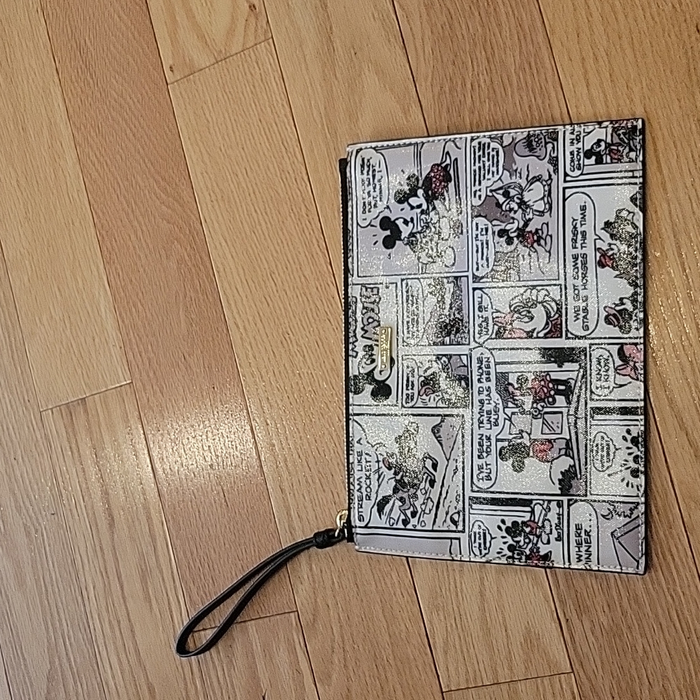 Kate Spade New York For Minnie Mouse Minnie Comic Medium Bella Wristlet.